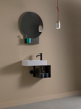 FOLD - Wall-mounted plate vanity unit by Scarabeo Ceramiche - view 3